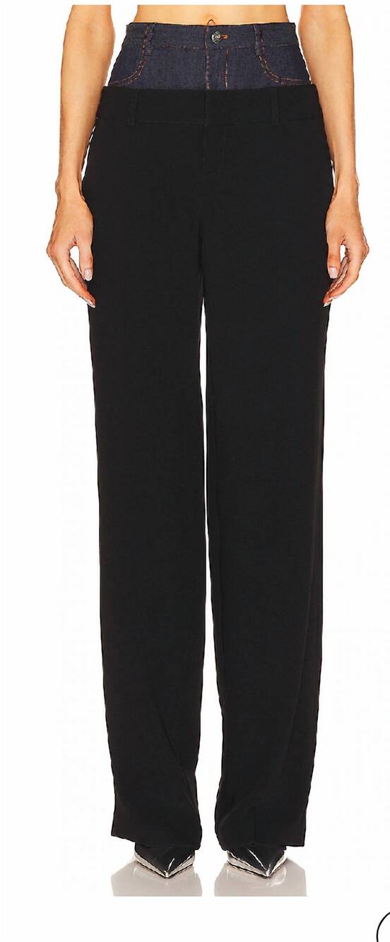 NEW CINQ A SEPT denim dionne pant in indigo/black